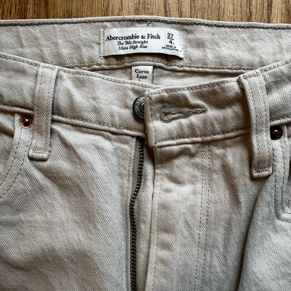 Abercrombie & Fitch excru curve love 90s straight - LONG - Picture 3 of 4